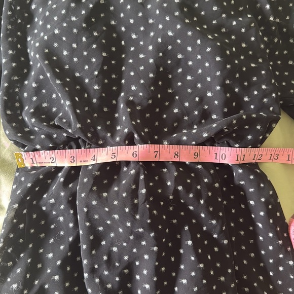 Express Black Polka Dot Dress - Picture 7 of 8